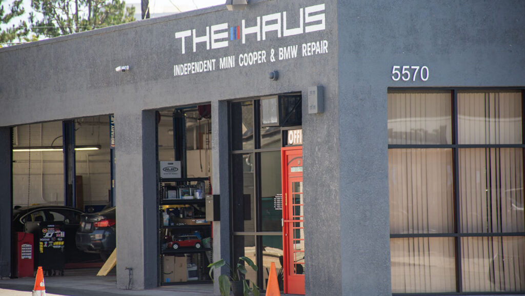 BMW oil change and CBS service reset at The HAUS Auto independent specialist Culver City CA