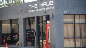 BMW oil change and CBS service reset at The HAUS Auto independent specialist Culver City CA