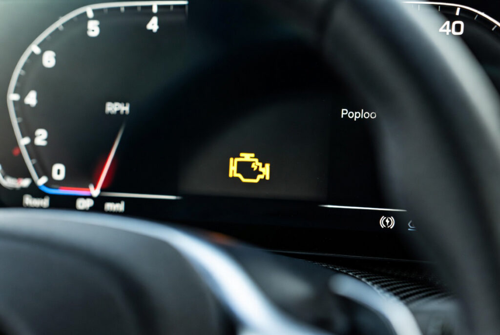 BMW check engine light factory diagnostic scan at The HAUS Auto Santa Monica Pico Blvd independent specialist