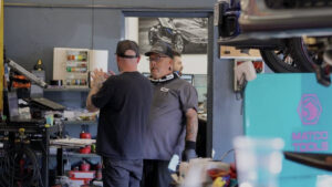 BMW specialist technician performing factory-level diagnostics at The HAUS Auto Santa Monica independent BMW repair shop